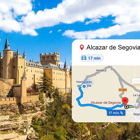 Сasa de vacaciones A 15 Min De Segovia Con Barbacoa Y Piscina Hontanares de Eresma